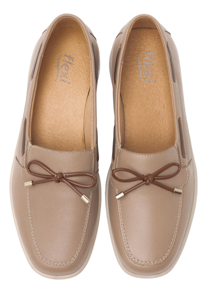 MOCASIN MUJER JENELLE 124505 CAFE - 7