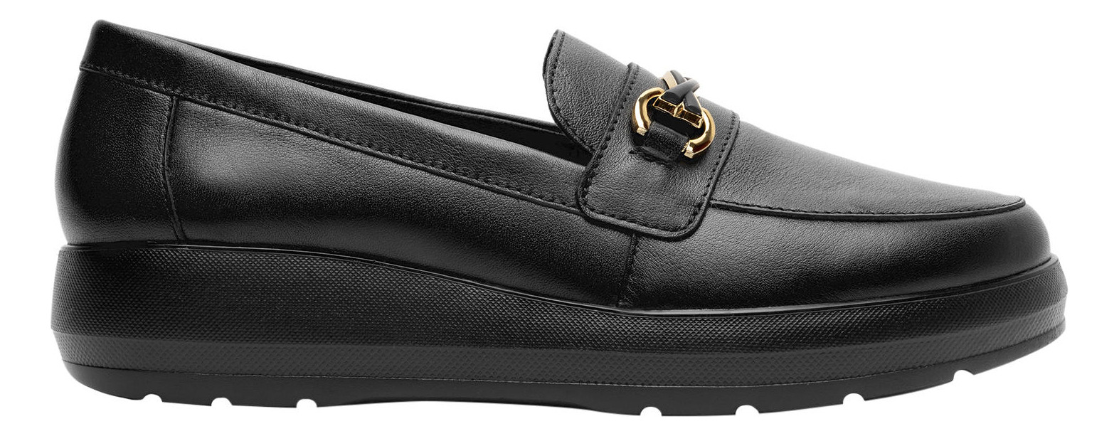 MOCASINES MUJER FLEXI CUERO NEGRO 126706 EDITH - 1
