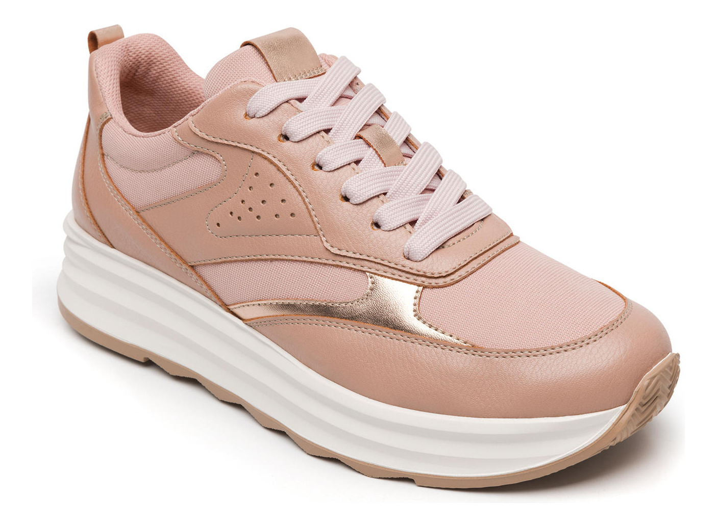 ZAPATILLAS MUJER FLEXI CASUALES ROSADO NAT 127102 - 2
