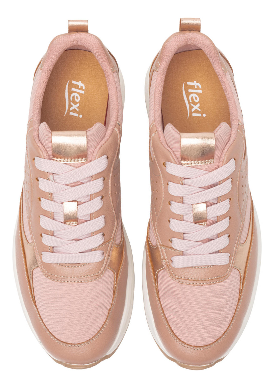 ZAPATILLAS MUJER FLEXI CASUALES ROSADO NAT 127102 - 6
