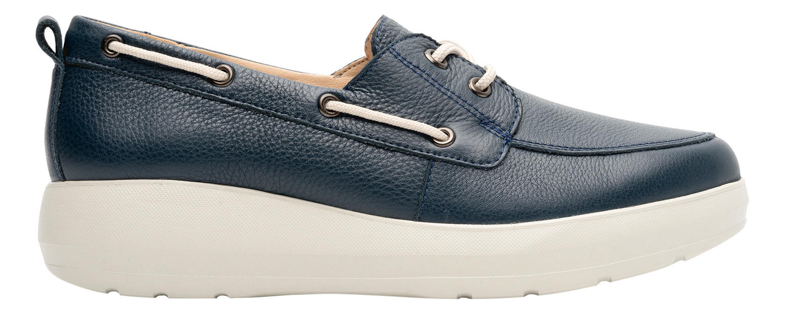 MOCASIN MUJER EDITH 126708 AZUL MARINO - 1