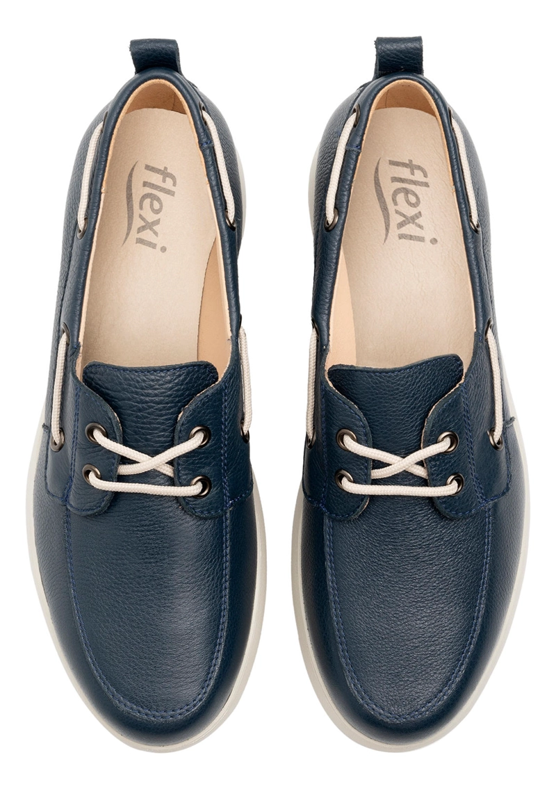 MOCASIN MUJER EDITH 126708 AZUL MARINO - 6