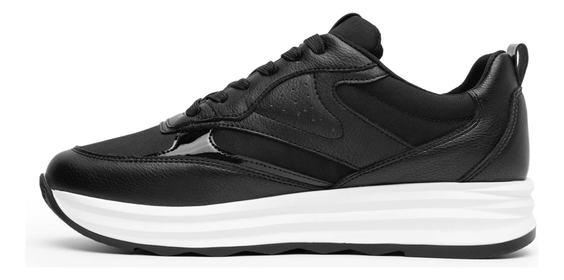 ZAPATILLA MUJER NAT 127102 NEGRA - 3