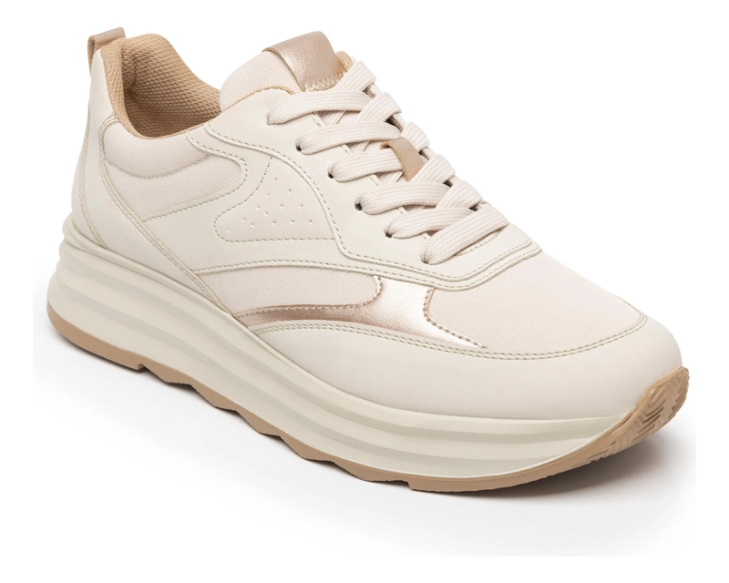 ZAPATILLA MUJER NAT 127102 BEIGE - 2