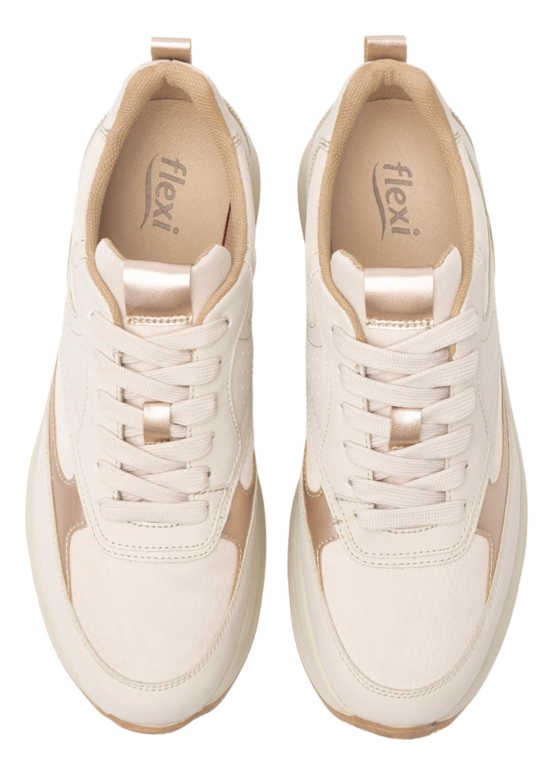 ZAPATILLA MUJER NAT 127102 BEIGE - 6
