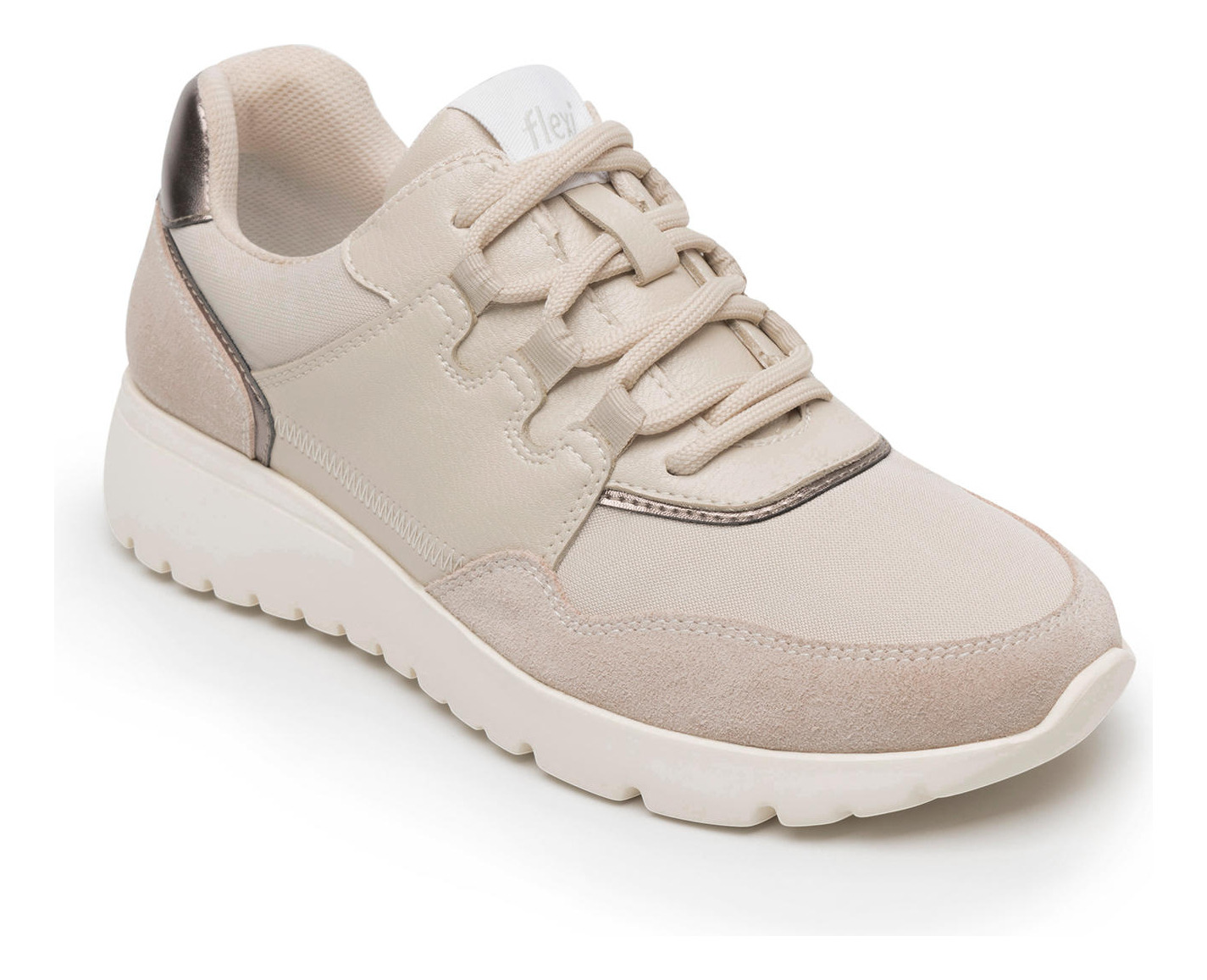 ZAPATILLA FLEXI MUJER LUCENA 129702 MARFIL - 2