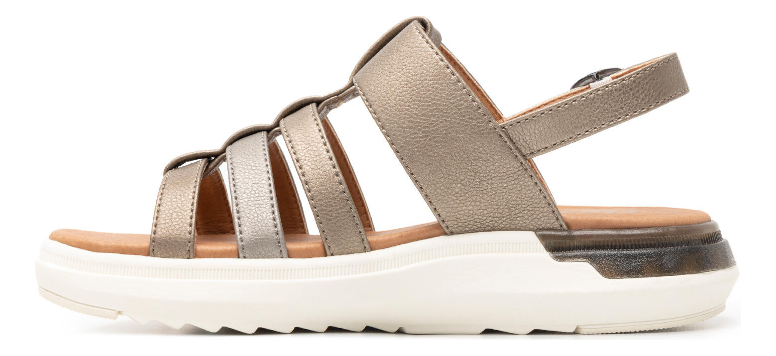 SANDALIAS MUJER FLEXI DORADO FRAGA 129402 - 3