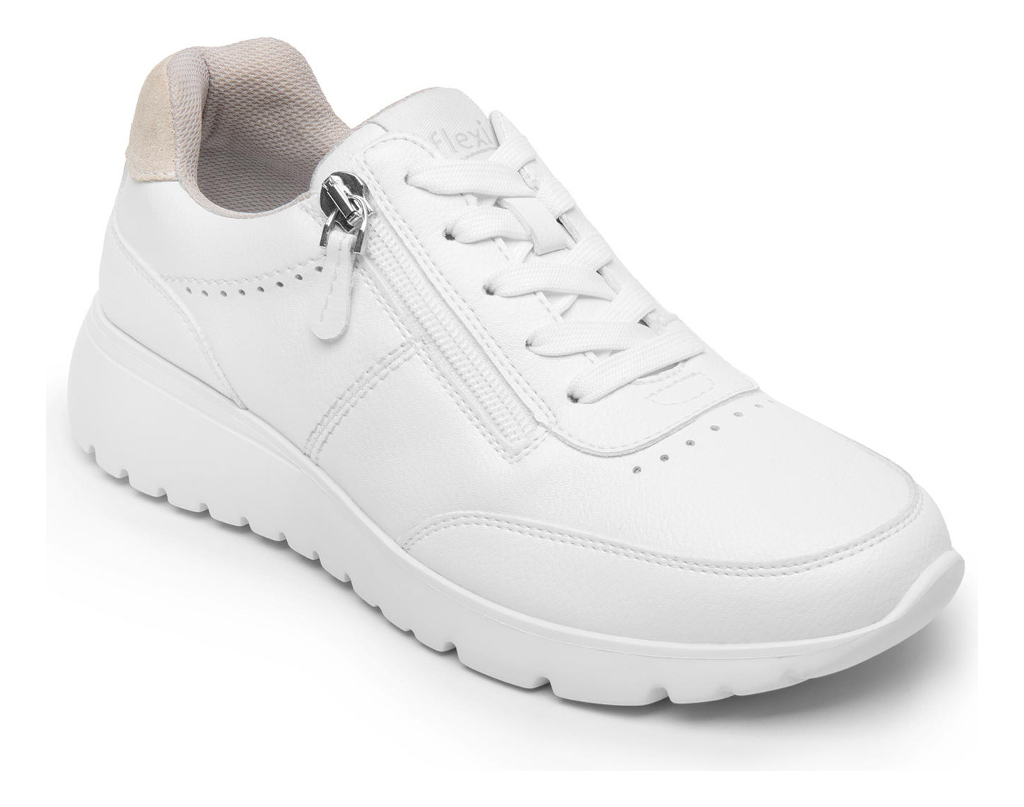 ZAPATILLAS MUJER FLEXI CASUALES BLANCO LUCENA 129701 - 2