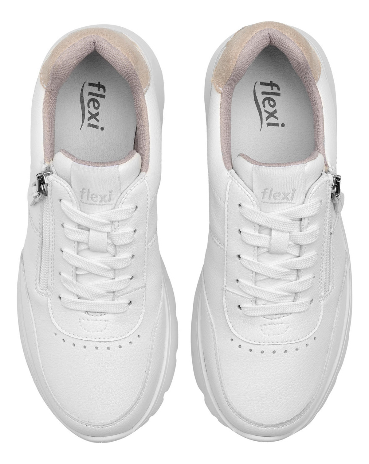 ZAPATILLAS MUJER FLEXI CASUALES BLANCO LUCENA 129701 - 6