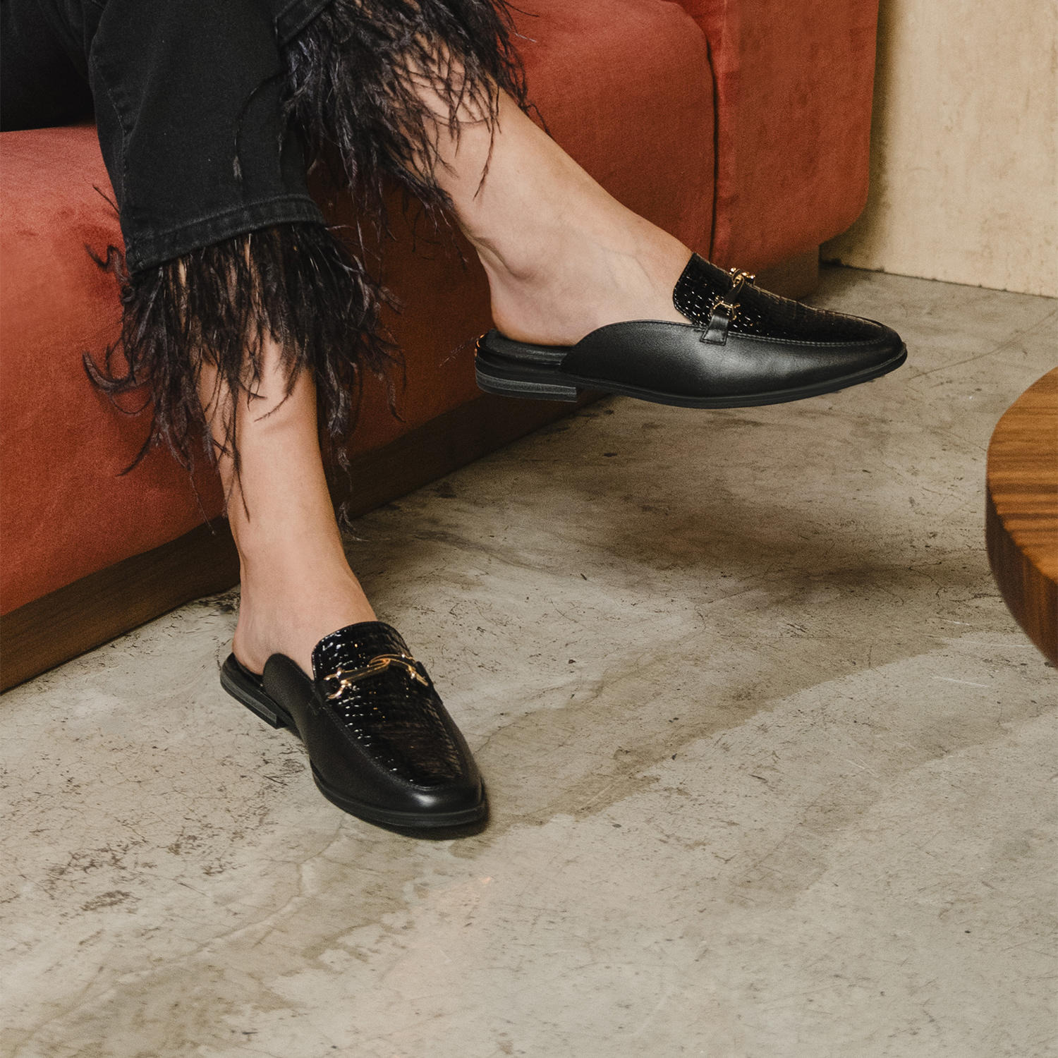 MOCASINES MUJER FLEXI NEGRO 126603 HAYEK - 2