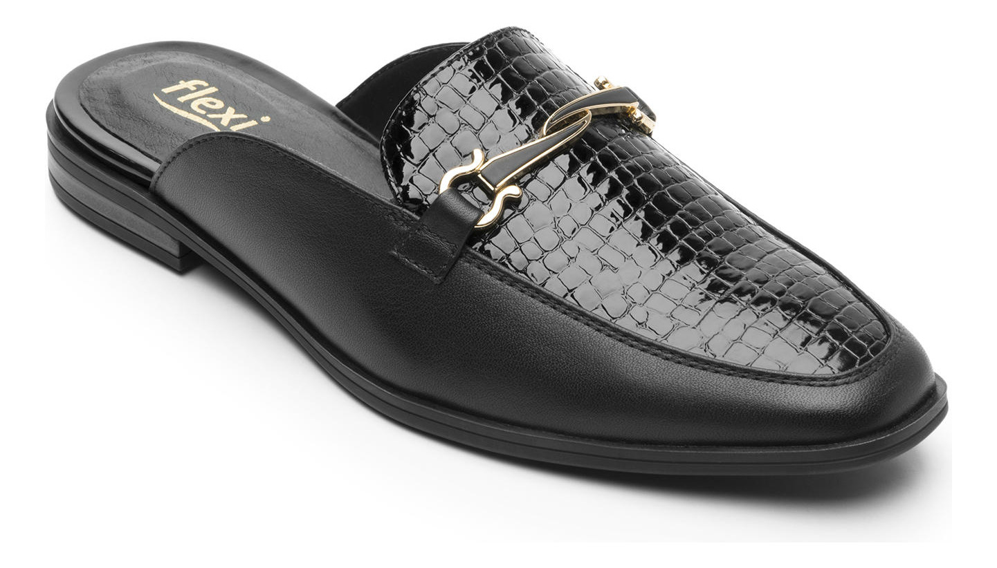 MOCASINES MUJER FLEXI NEGRO 126603 HAYEK - 3