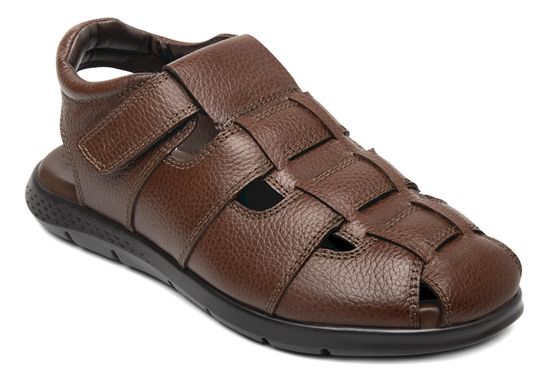 SANDALIA HOMBRE ODIN 400026 CAFE  CAOBA - 3