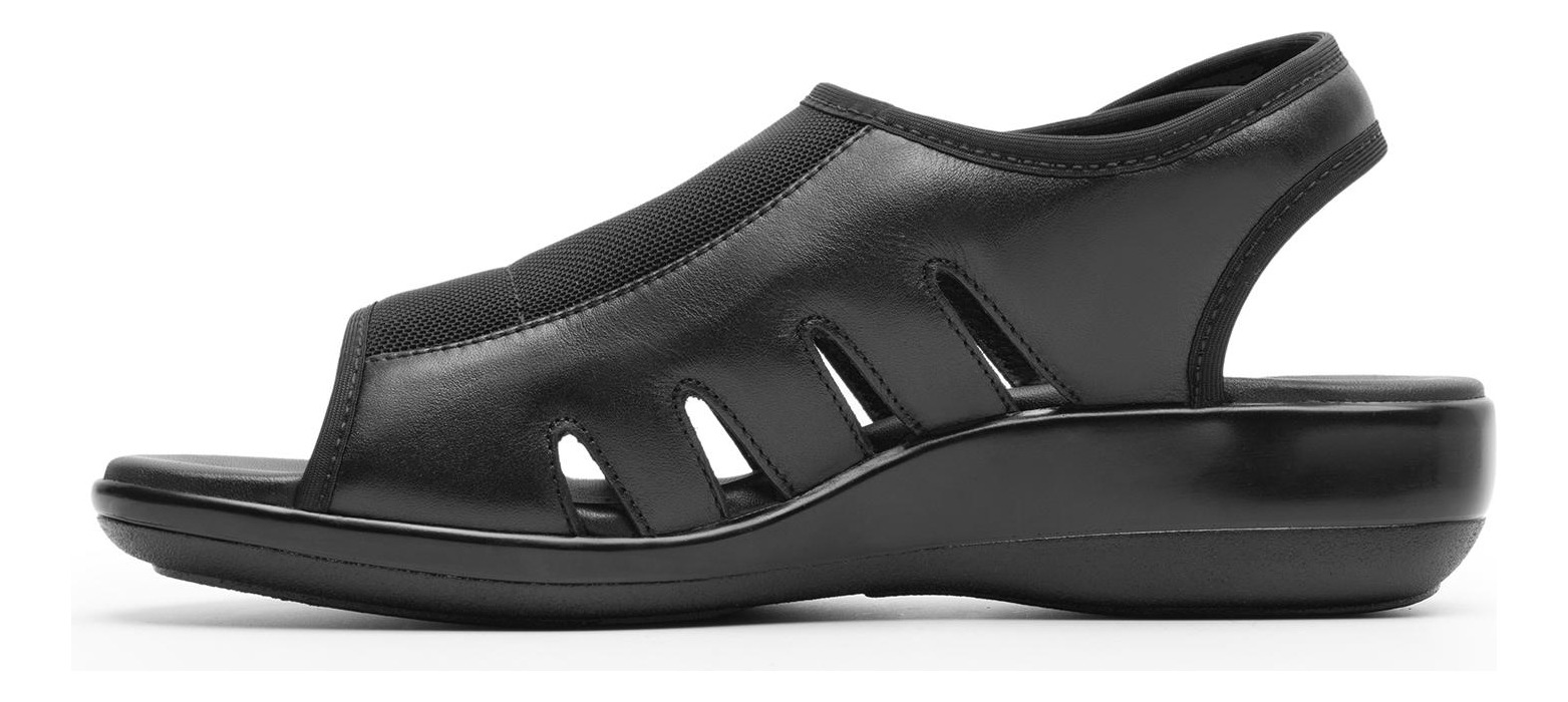 SANDALIAS MUJER FLEXI CUERO NEGRO GAIA 34933 - 3
