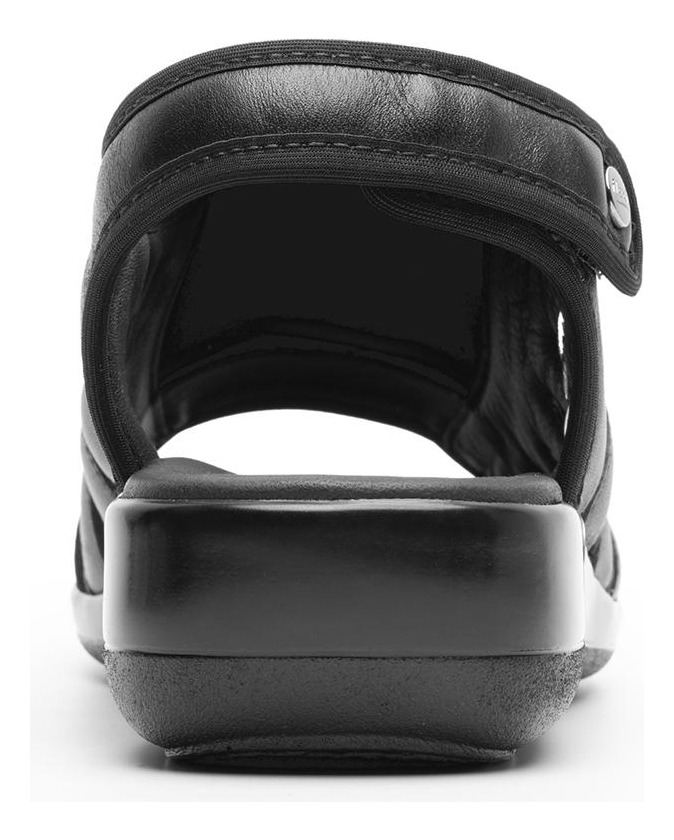 SANDALIAS MUJER FLEXI CUERO NEGRO GAIA 34933 - 5