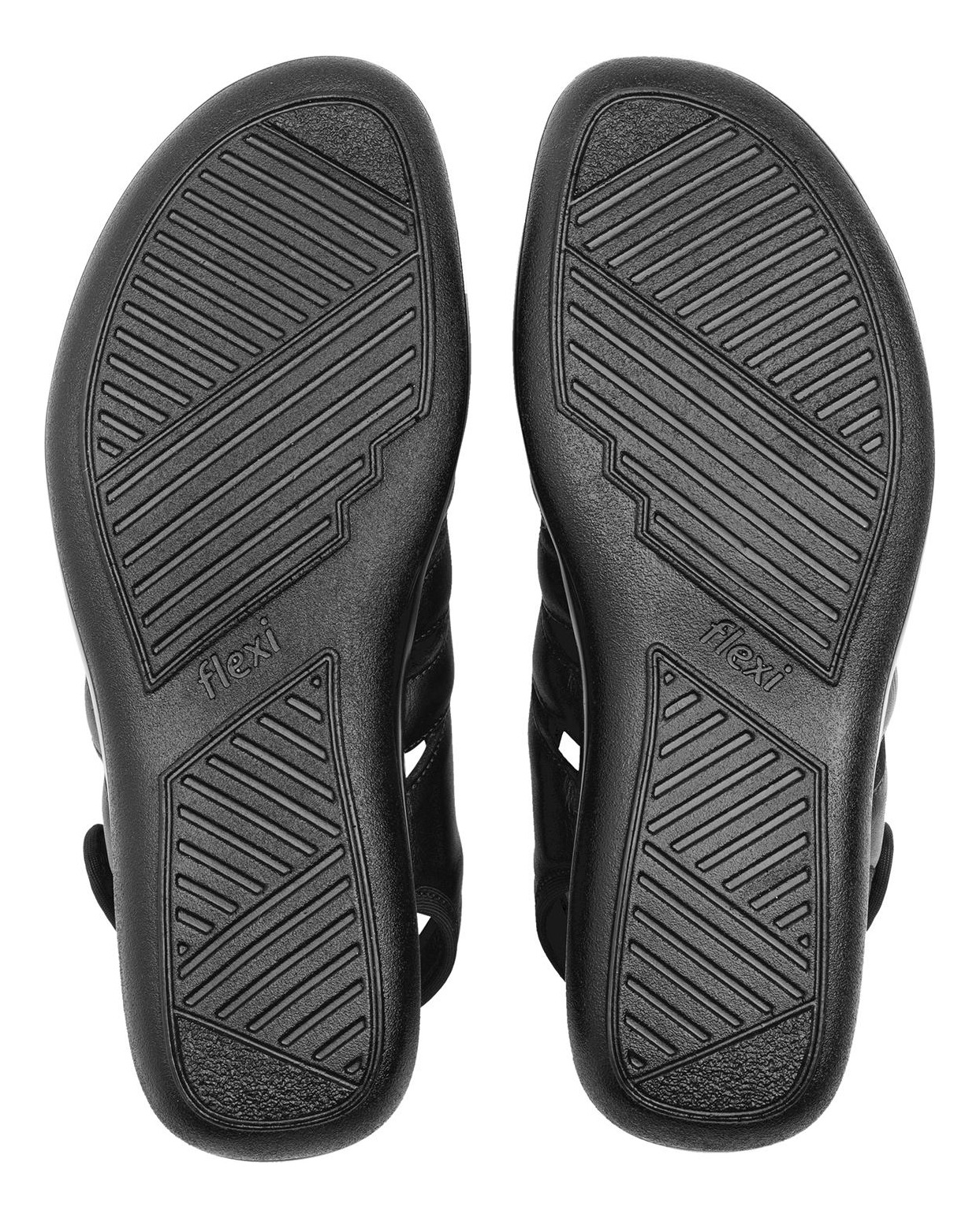 SANDALIAS MUJER FLEXI CUERO NEGRO GAIA 34933 - 7