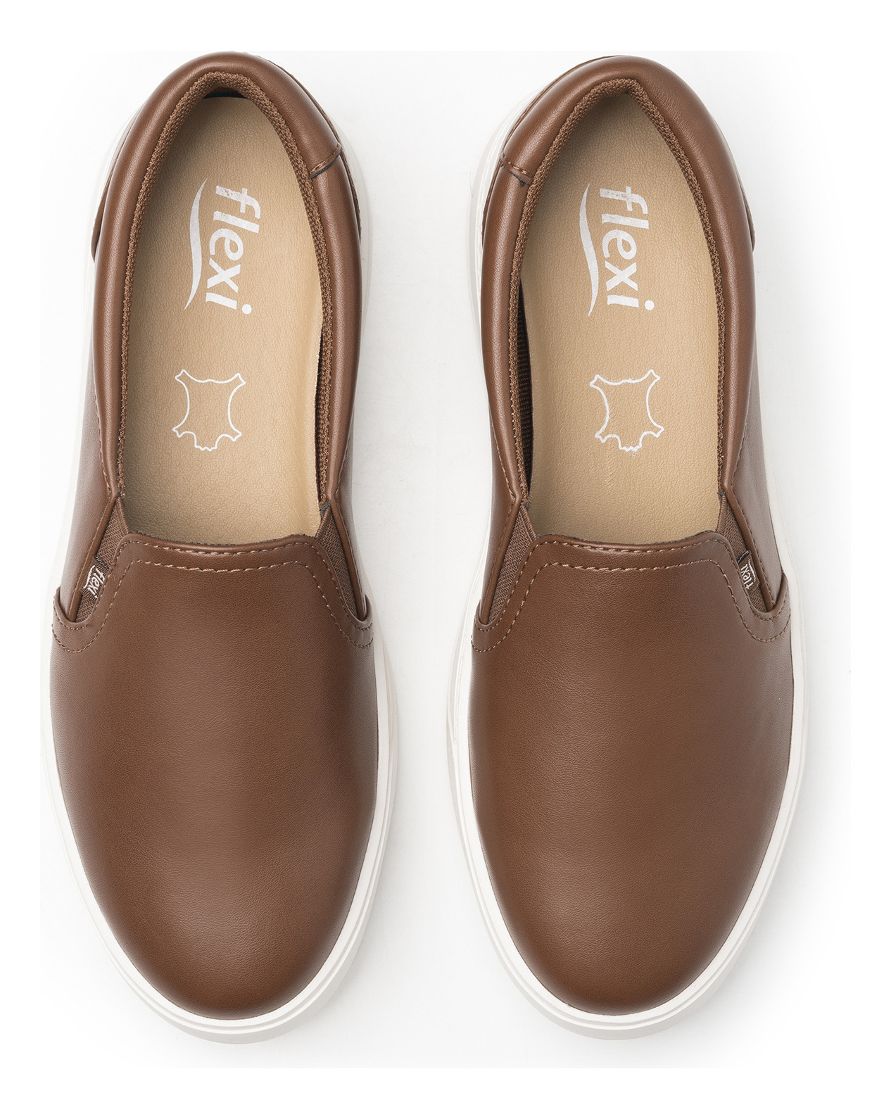 ZAPATILLA MUJER BARDI 129203 CAFE FLEXI - 6