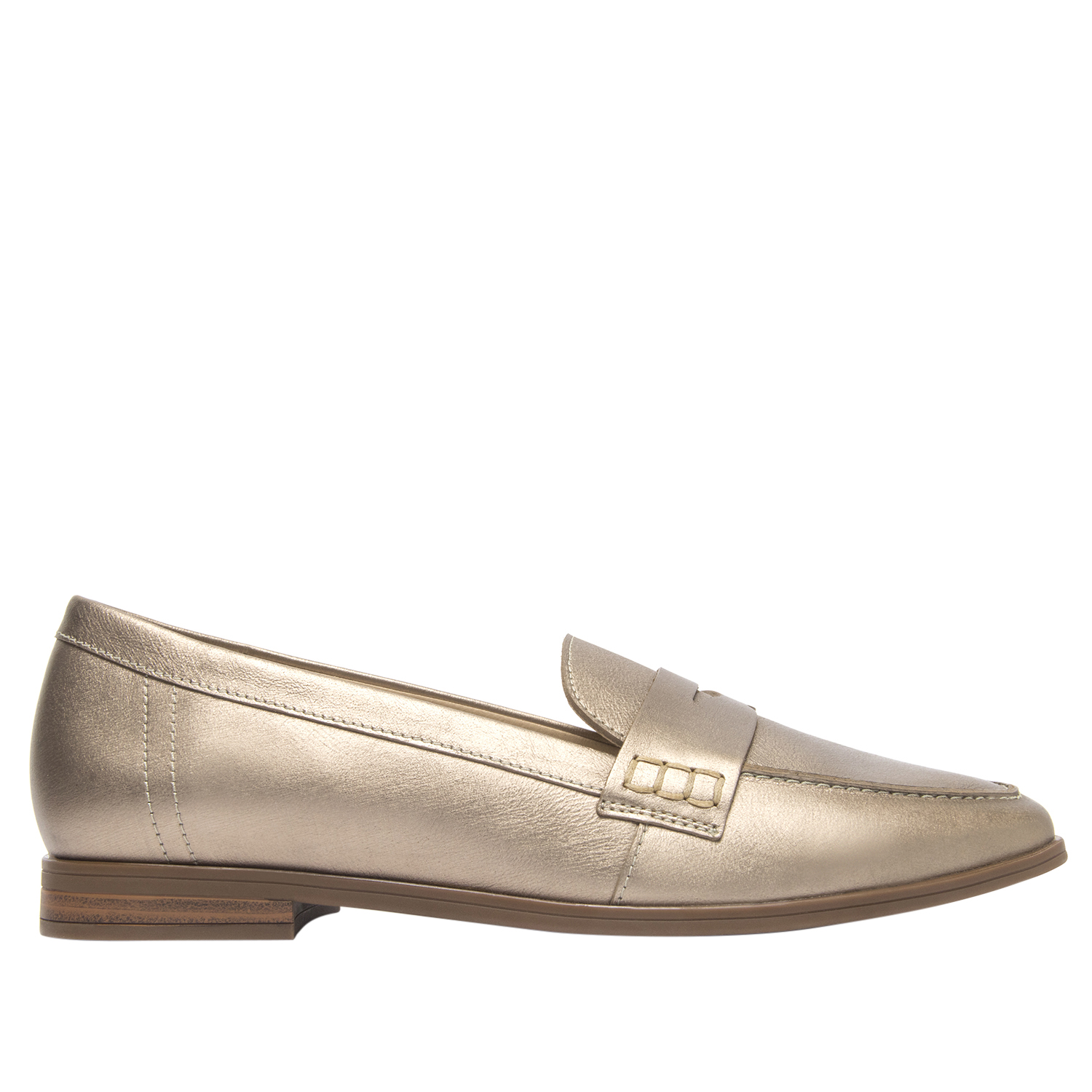 MOCASIN MUJER HAYEK 126606 DORADO - 1