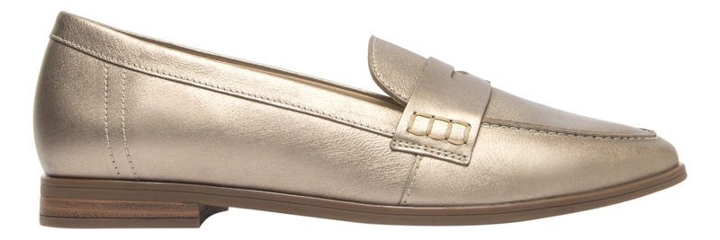MOCASIN MUJER HAYEK 126606 DORADO - 1