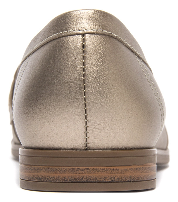 MOCASIN MUJER HAYEK 126606 DORADO - 5