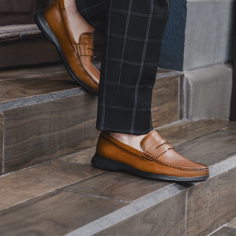 MOCASIN HOMBRE MCCARTHY 418201 CAFE - 2