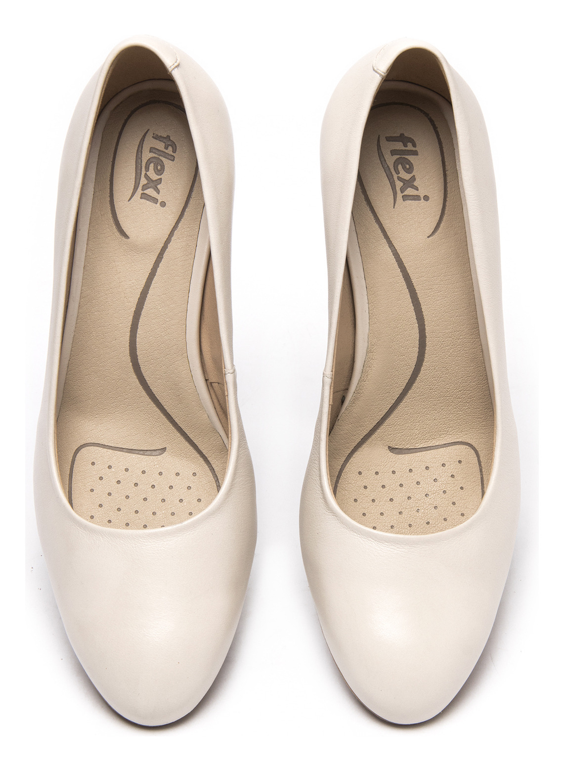 ZAPATO FLEXI MUJER PIPA 124401 BLANCO ALGODON - 6