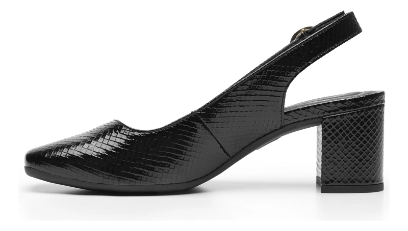 ZAPATO MUJER MARIONE 119704 NEGRO SATINADO - 3