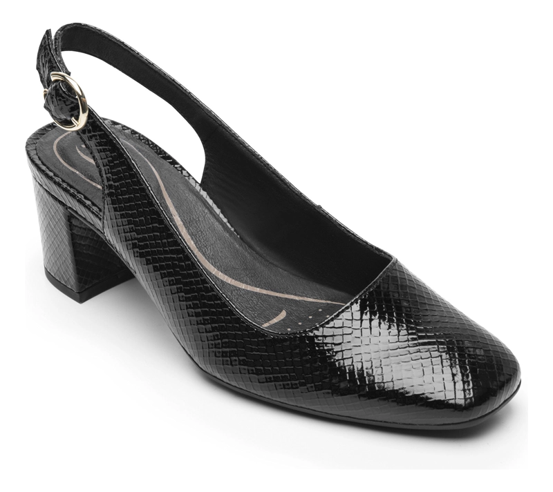 ZAPATO MUJER MARIONE 119704 NEGRO SATINADO - 4