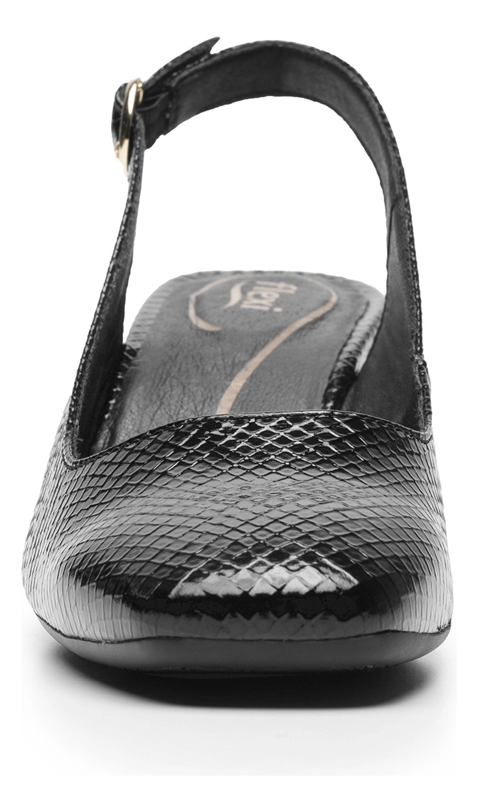 ZAPATO MUJER MARIONE 119704 NEGRO SATINADO - 5