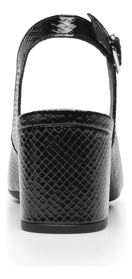 ZAPATO MUJER MARIONE 119704 NEGRO SATINADO - 6