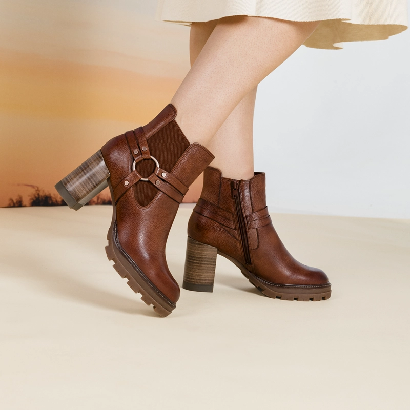 BOTIN MUJER CAIPI 132601 CHESTNUT - 3
