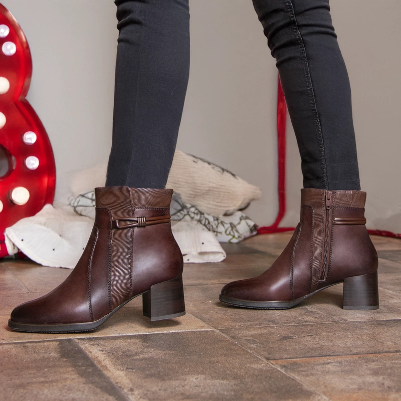 BOTIN MUJER AMADEA 132301 CHESTNUT - 3