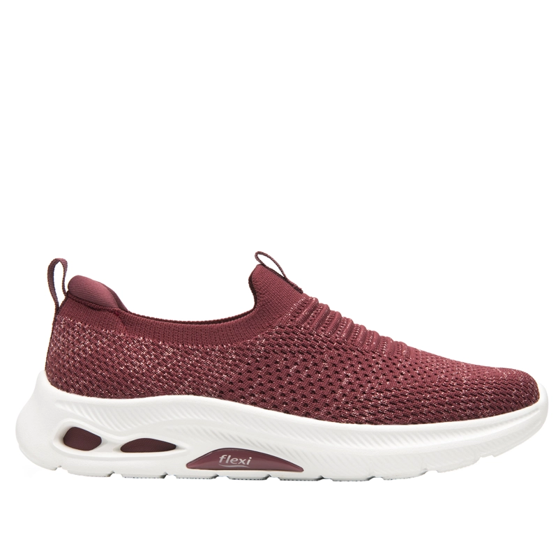 ZAPATILLA MUJER BRERA 135201 BURGUNDY - 1