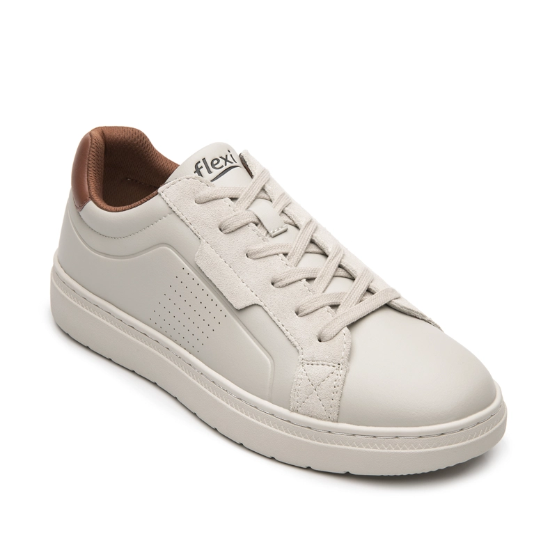 ZAPATILLA HOMBRE APEK 418306 TAUPE - 2