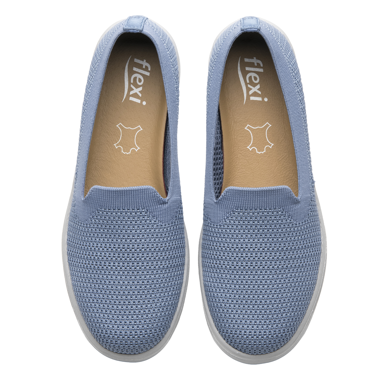 ZAPATILLA FLEXI MUJER GRECYA 104930 CELESTE - 6