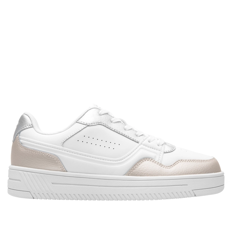ZAPATILLA MUJER INNA 131601 BLANCA, PLATA Y BRONCE - 1