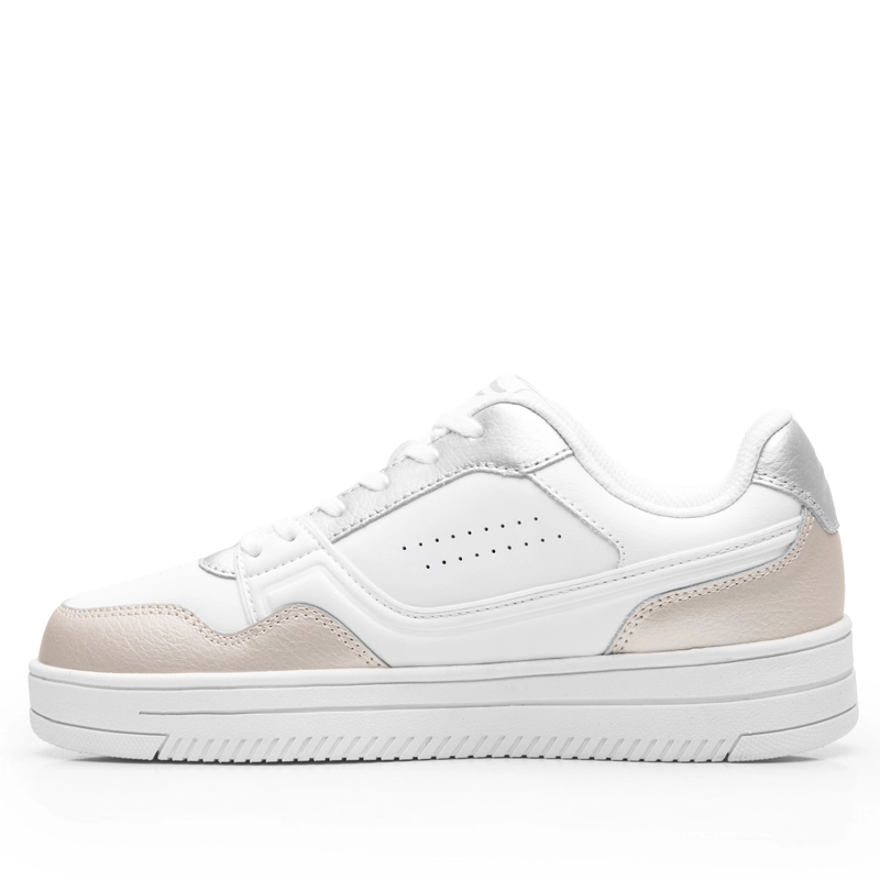 ZAPATILLA MUJER INNA 131601 BLANCA, PLATA Y BRONCE - 3