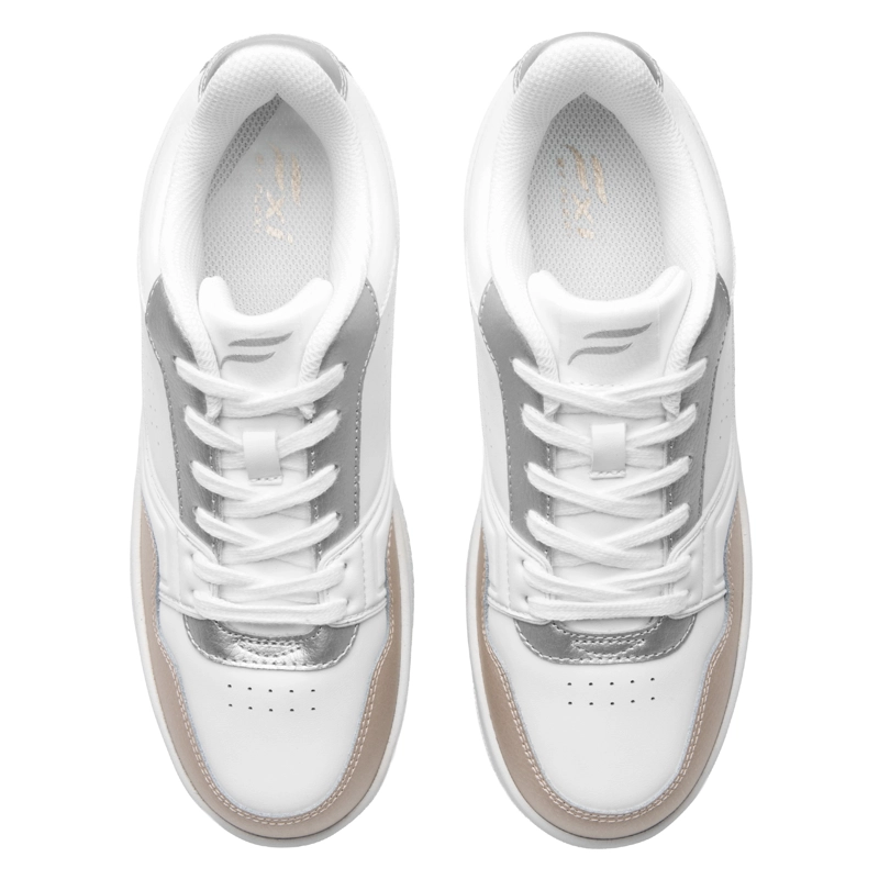 ZAPATILLA MUJER INNA 131601 BLANCA, PLATA Y BRONCE - 6