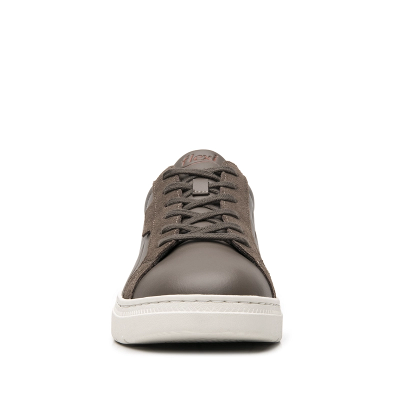 ZAPATILLA HOMBRE APEK 418306 CAFE - 4