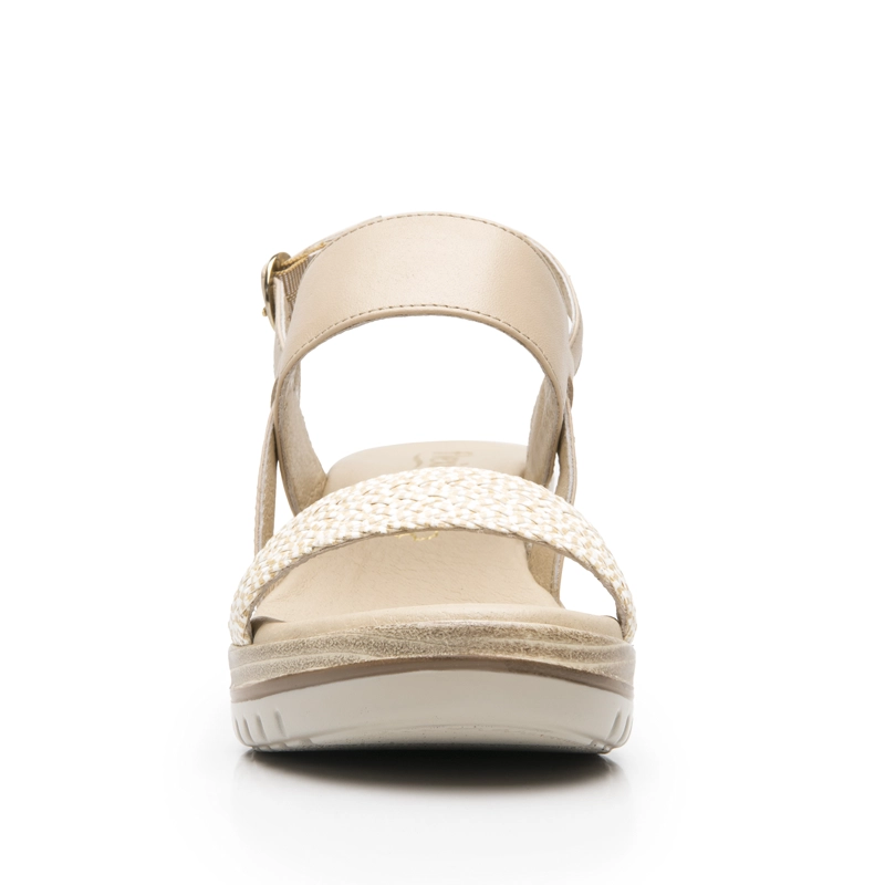 SANDALIA MUJER EMILY 113325 BLANCO CREMA - 5
