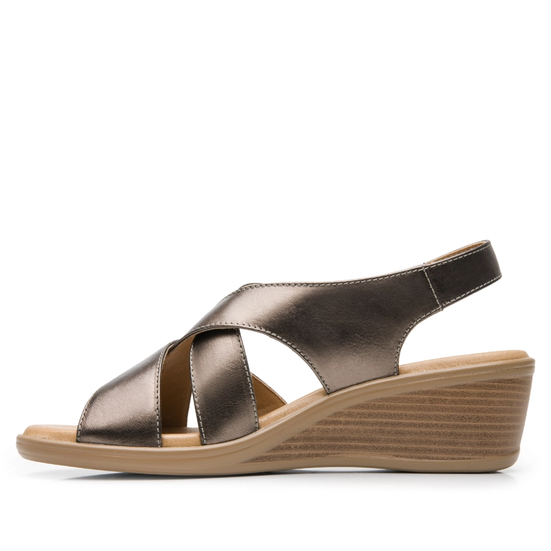 SANDALIA MUJER ZURA 123716 DORADA - 3