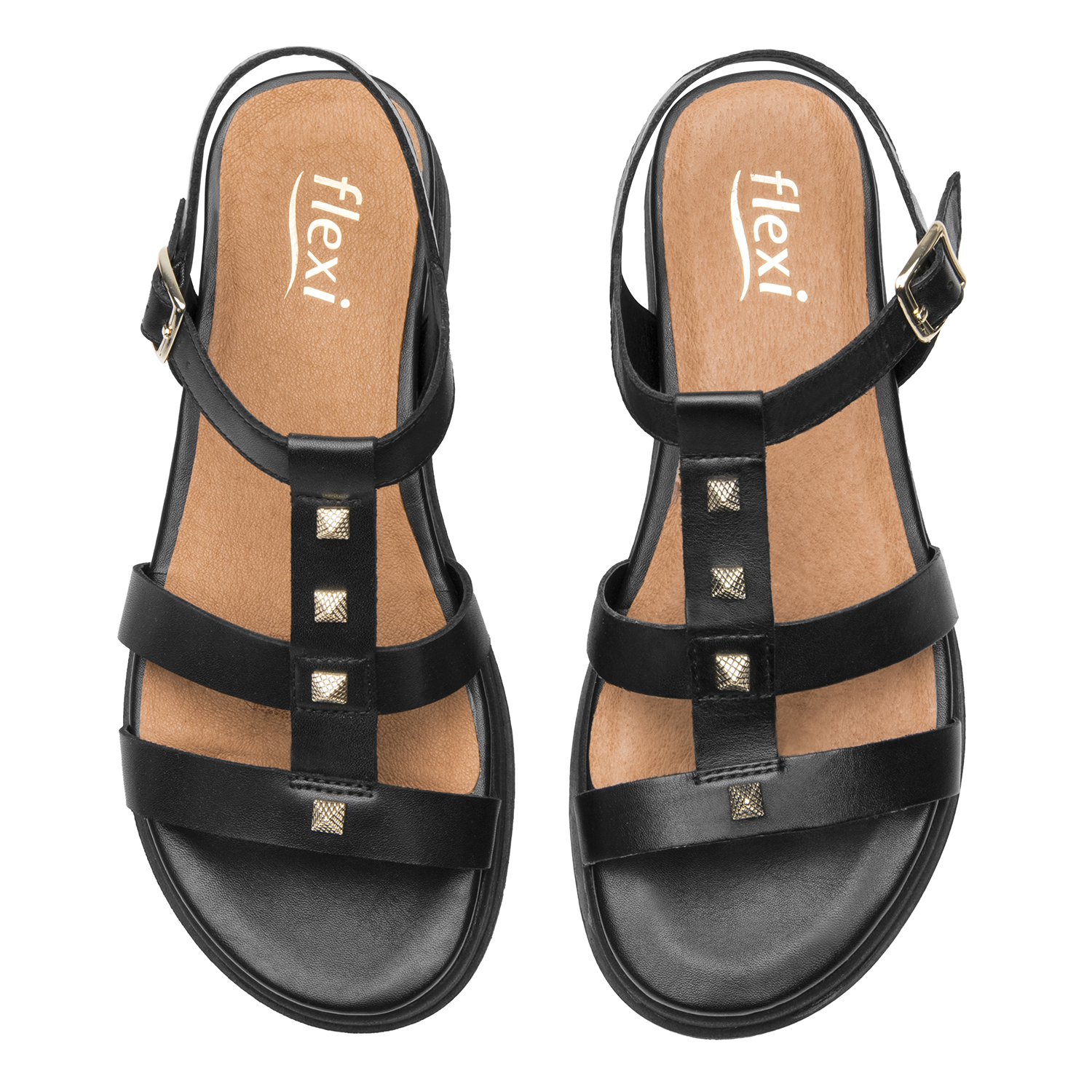 SANDALIA FLEXI MUJER STEPHANY 135302 NEGRO - 7