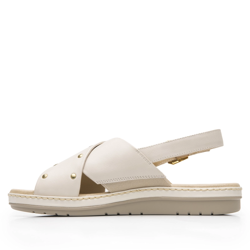 SANDALIA MUJER PEONIA 100233 BLANCO CREMA - 3