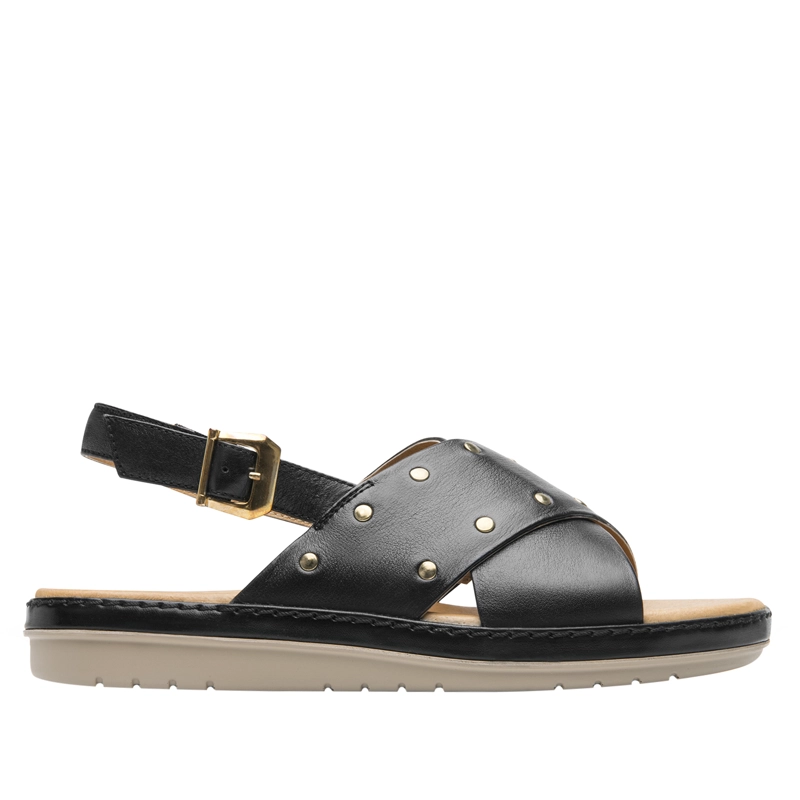SANDALIA MUJER PEONIA 100233 NEGRO - 1
