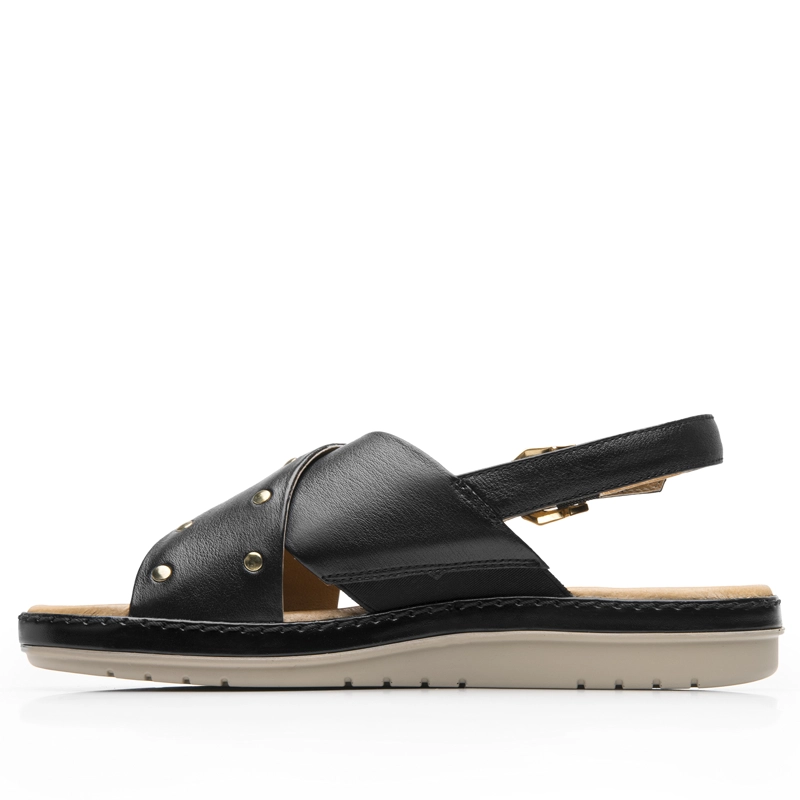 SANDALIA MUJER PEONIA 100233 NEGRO - 3