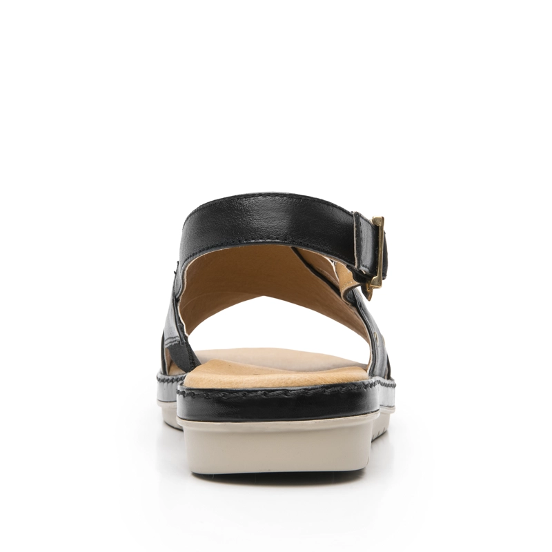 SANDALIA MUJER PEONIA 100233 NEGRO - 5