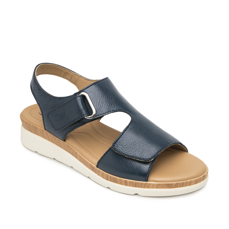 SANDALIA MUJER DARIANA 124210 AZUL MARINO - 2