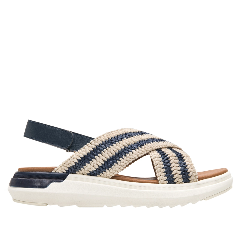 SANDALIA MUJER FRAGA 129405 AZUL MARINO - 1
