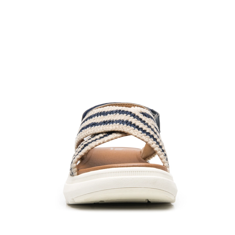 SANDALIA MUJER FRAGA 129405 AZUL MARINO - 4