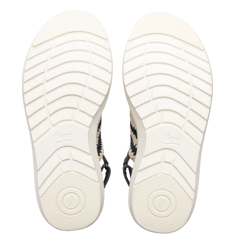 SANDALIA MUJER FRAGA 129405 AZUL MARINO - 7