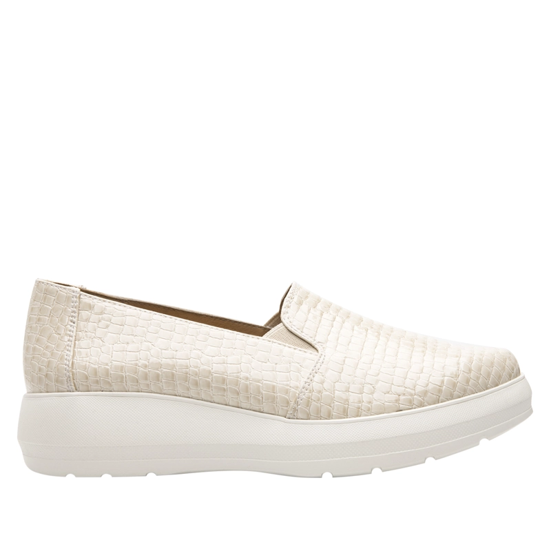 MOCASIN MUJER EDITH 126716 BLANCO PERLA - 1